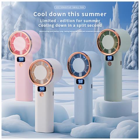 Ventola Portatile Verde Menta - Soluzione Di Raffreddamento Portatile Green - Foto 4