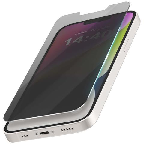 Protezione Schermo Vetro Temperato Per Iphone 14 Plus Anti-spia Anti-graffio - Foto 1