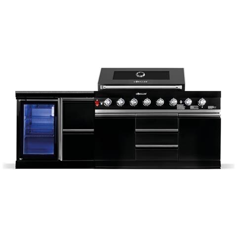 Cucina Da Esterno Goriller® Blackback S4, Grill A Gas Xxl Con Frigorifero, Acciaio Inox - Foto 1