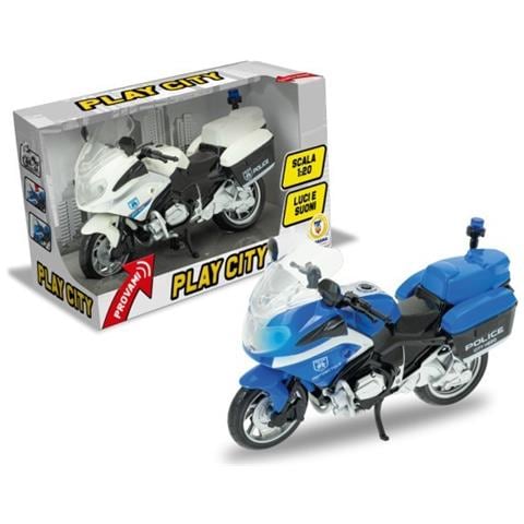 Moto Police Luci E Suoni Vendita Unitaria Colore Casuale - Foto 1