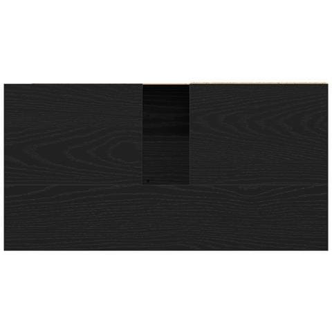 Armadietto Lavabo Nero Rovere 65x33x60 cm Legno ingegnerizzato - Foto 9