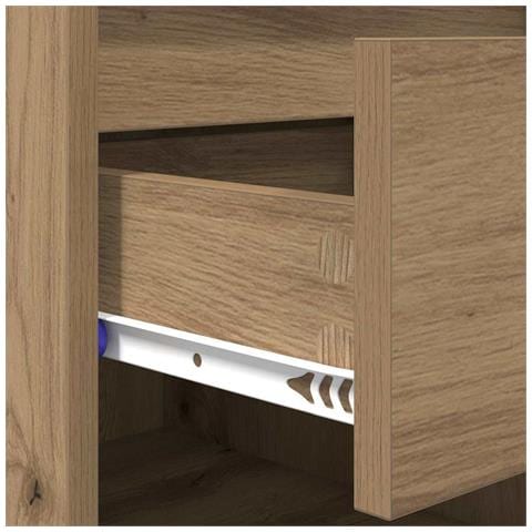 Mobile per scarpe rovere artigianale 102 x 36 x 60 cm - Foto 9