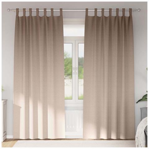 Tende con tende 2 pcs Talpa 245x140cm Poliestere - Foto 2