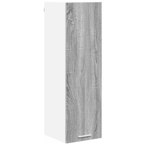 Armadio pensile con porta Riga Grigio Sonoma 30 x 31 x 100 cm - Foto 1