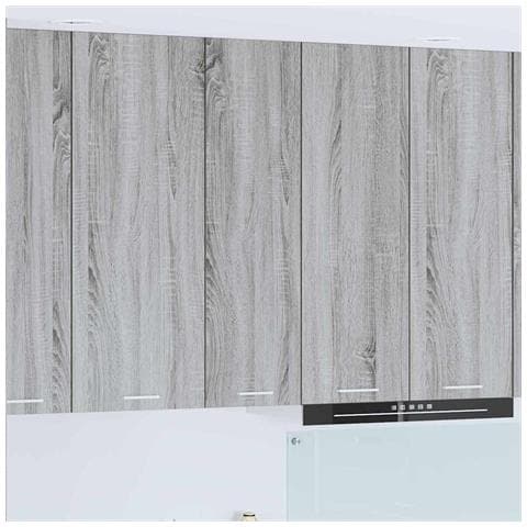 Armadio pensile con porta Riga Grigio Sonoma 30 x 31 x 100 cm - Foto 2