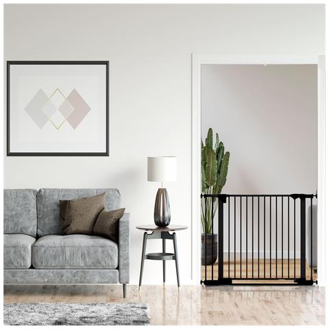 Safetots Cancelletto Safestep, Nero, 138cm - 145cm, Passaggio Extra Basso, Apertura Extra Larga Di 81cm - Foto 4