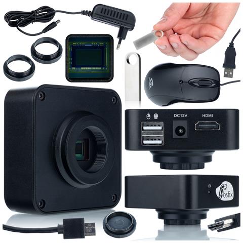 Camera Microscopica Gemini Pro Kmgp-usb-hdmi 16mp - Sensore Sony Cmos 1/2"" | Uscita Hdmi 1080p, Funzioni Avanzate | Uso Professionale E Didattico - Foto 1