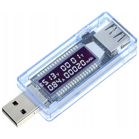 Tester Usb Voltamperometro Keweisi Kws-v20 - Alta Precisione, Display Lcd | Misura 4v-20v, 0a-3a | Per Cavi Usb, Caricatori, Power Bank - Foto 2