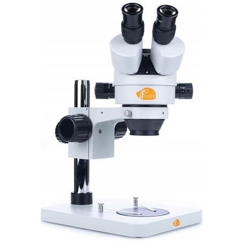 Mikroscopio Stereoscopico Trinoculare Mercury Pro Msmp-t-ps1 - Testa Trinoculare, Zoom 7x-45x | Oculare Wf10x / 20mm, Illuminatore 56 Led | Uso Professionale - Foto 2