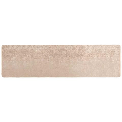 Runner Tappeto MARSA Beige 80 x 300 cm Poliestere e PVC - Foto 1