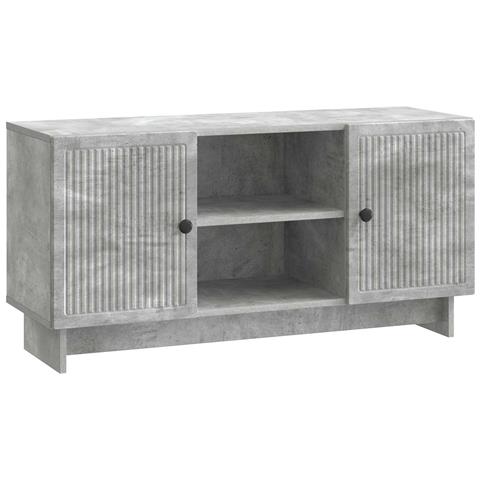 Mobile TV 102 x 34,5 x 50 cm Grigio Cemento - Foto 1