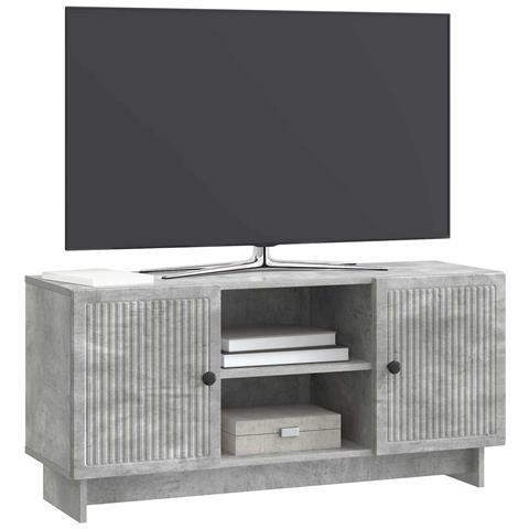 Mobile TV 102 x 34,5 x 50 cm Grigio Cemento - Foto 2