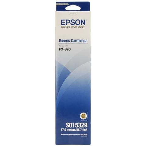 C13S015329 Nastro di Stampa Originale Nero per Epson FX-890 - Foto 1