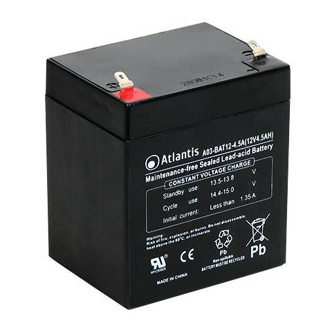 Batteria Nero 12 V 4.5 Ah A03-BAT12-4.5A - Foto 1