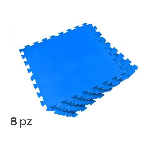 58220 Tappeto Componibile Protezione Piscine 8 Pezzi 50 X 50 Cm - Foto 2