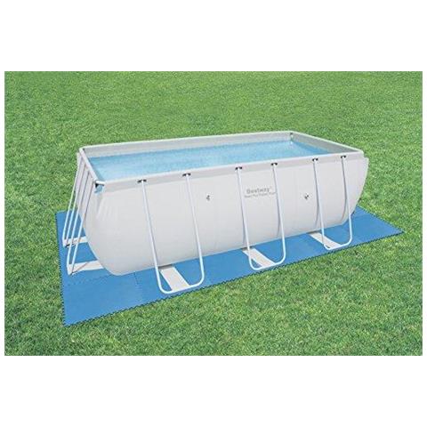 58220 Tappeto Componibile Protezione Piscine 8 Pezzi 50 X 50 Cm - Foto 8