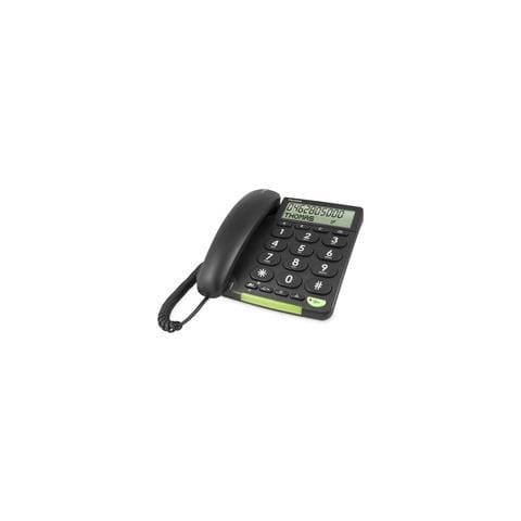 PhoneEasy 312cs Telefono a filo con tasti e display grandi, Nero - Foto 2