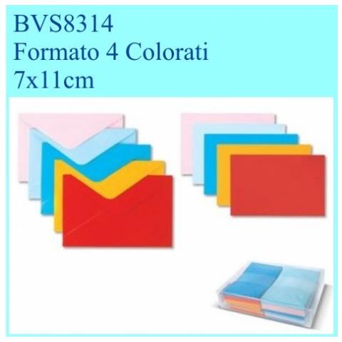 100 Biglietti / buste Color Visita F. to 4 5col. 7x11cm - Foto 1