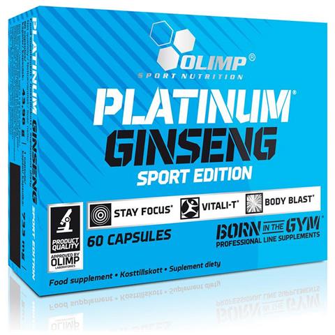 Platinum Ginseng Sport Edition, 550 Mg, 60 Caps - Foto 1