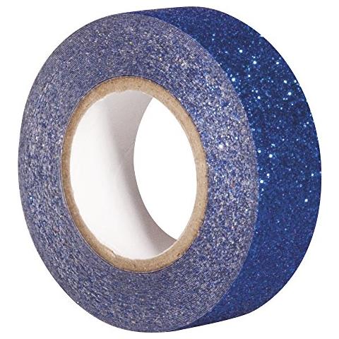 59925376 Nastro Glitter 15 Mm, Rotolo 5 M, Blu Royal - Foto 2