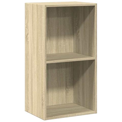Libreria A 2 Ripiani Rovere Sonoma 40x30x76,5 Cm In Truciolato - Foto 1
