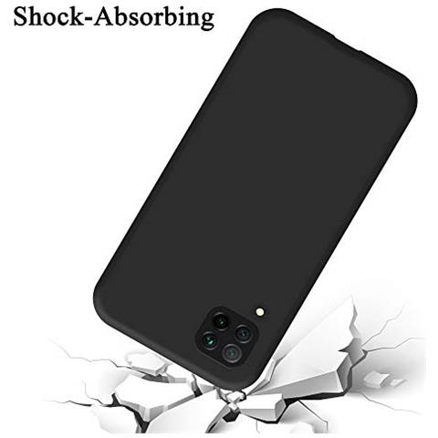 Custodia Compatibile Con Huawei P40 Lite / Nova 6 Se / Nova 7i In Liquid Nero - Coperchio Protettivo In Silicone Tpu Flessibile - Foto 2