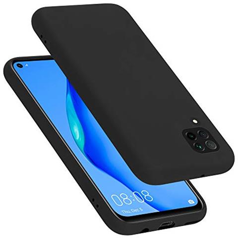 Custodia Compatibile Con Huawei P40 Lite / Nova 6 Se / Nova 7i In Liquid Nero - Coperchio Protettivo In Silicone Tpu Flessibile - Foto 1