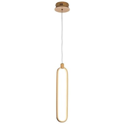 Lampada A Sospensione A Led Integrata, Oro Rosa - Foto 7