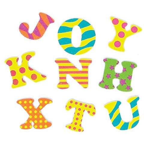 Af422 Funky Autoadesiva Maiuscole Alfabeto (confezione Da 400) Puffy Scrapbook Stickers In Fun Schiuma Forme Assortiti - Foto 4