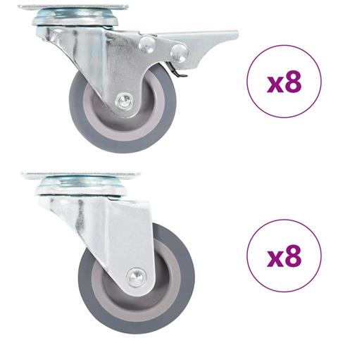 Ruote Girevoli 16 pz 50 mm - Foto 1