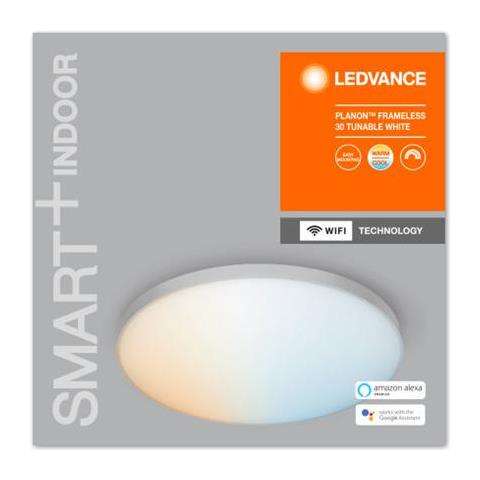 Ledvance Smart+ Wifi Planon Frameless Rotondo Tunable Bianco 20w 110° 3000-6500k 300mm, Bianco - Foto 2