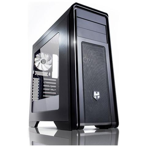 Case Hummer ZX NXHUMMERZX Midi-Tower ATX / Micro-ATX 2 Porte USB 3.0 Colore Nero (Finestrato) - Foto 1
