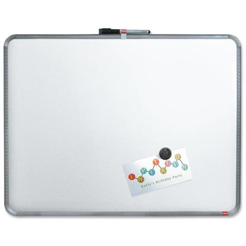 Lavagna bianca magnetica sottile 580x430 mm - argento, 58 cm, 43 cm, Argento - Foto 1