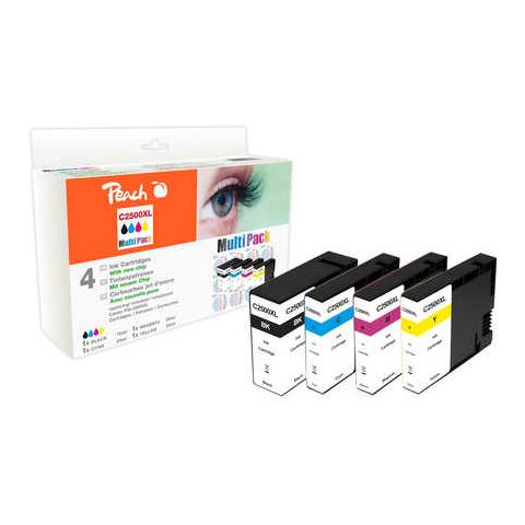 319585, Nero, Ciano, Magenta, Giallo, Canon, PGI-2500 XL, Canon Maxify iB 4000 Canon Maxify iB 4050 Canon Maxify iB 4150 Canon Maxify MB 5000, Ad inchiostro, Scatola - Foto 1