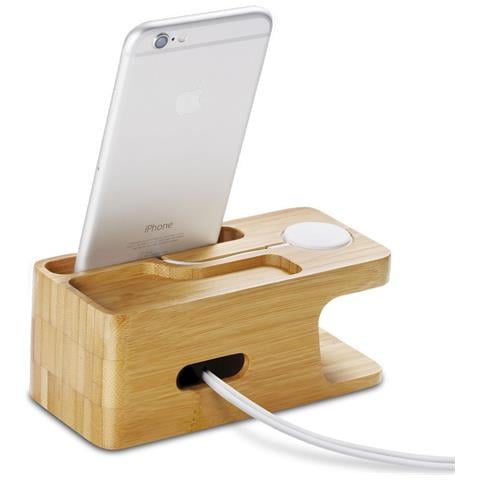 Apple watch stand Apple watch wood stand 2 in 1 bamboo charging docking station for Galaxy Note 7 / iphone 7 / 7 plus iphone 6s 6 SE 5s 5 plus - Foto 2
