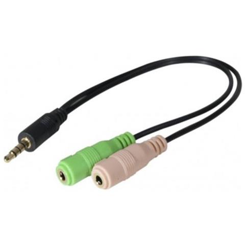 TBAV100 0.3m 3.5mm 2 x 3.5mm Nero, Verde, Rosa cavo audio - Foto 1