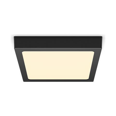 Plafoniera Led Quadrata Nero 12w Magneos Bianco Caldo 2700k 28x210x210 Mm Pc - Foto 1
