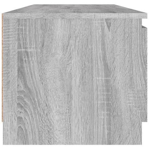 Mobile Tv Grigio Sonoma 140x40x35,5 Cm In Legno Multistrato - Foto 6