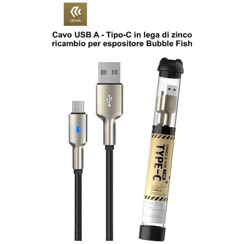 Cavo Usb A - Tipo-c In Lega Di Zinco Ricambio Per Espositore - Foto 1