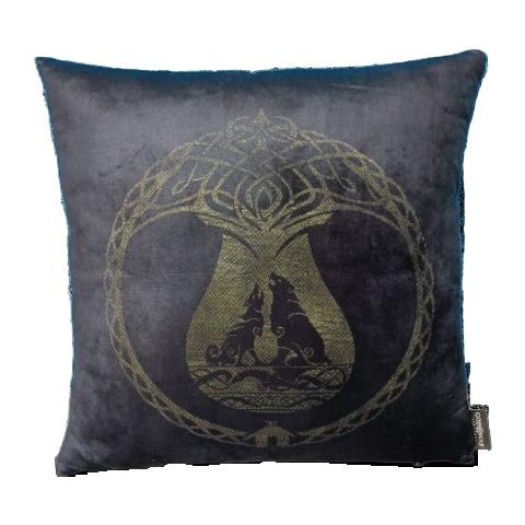 God Of War Ragnarok - Cuscino Quadrato Lupi Neri - 41 X 42cm - Foto 1