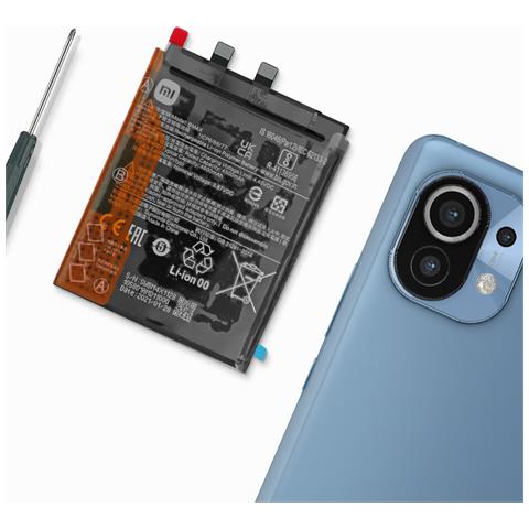 Batteria Interna Per Xiaomi Mi 11 5g 4600mah Originale Bm4x, Nero - Foto 5