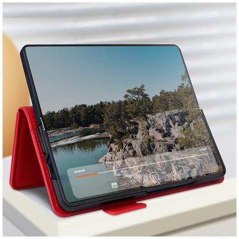 Custodia Per Galaxy Z Fold6 Portafoglio Linguetta Magnetica Cinturino - Foto 2