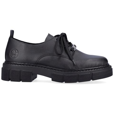 Black Casual Closed Loafers Mocassino Pelle Scarpe Donna Nero Eu 39, M3801-00 - Foto 2