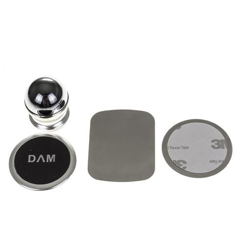 Supporto Magnetico In Metallo 360º 3x3x4 Cm. Color Argento - Foto 4