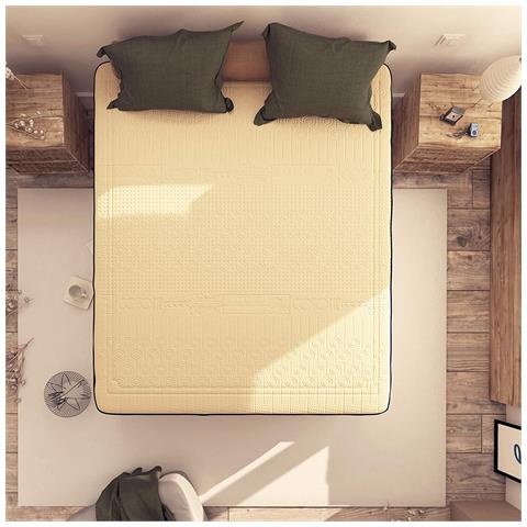 Materasso Memory e Lattice Memory Cotton Alto 30 cm Singolo con Rivestimento in Cotone, misura 80x190 cm - Foto 2