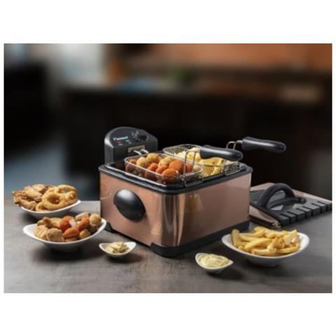 Friggitrice In Rame Da 4,5 L E 2000 W - Df402co - Foto 2