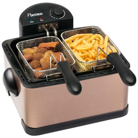 Friggitrice In Rame Da 4,5 L E 2000 W - Df402co - Foto 3