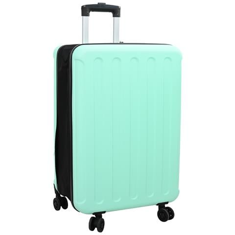 Valigia Pieghevole Guscio Duro 24'' Verde Menta 43x27x66 cm ABS - Foto 1