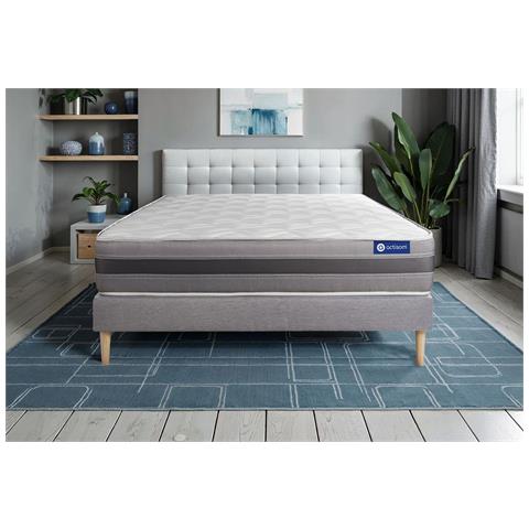 Kit Rete E Materasso Matrimoniale Actiflex Relax 200x200cm - Spessore : 24cm - Molle Insacchettate E Memory Foam - Moderatamente Rigido - Foto 1