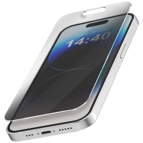 Protezione Schermo Vetro Temperato Per Iphone 14 Pro Anti-spia Anti-graffio - Foto 1